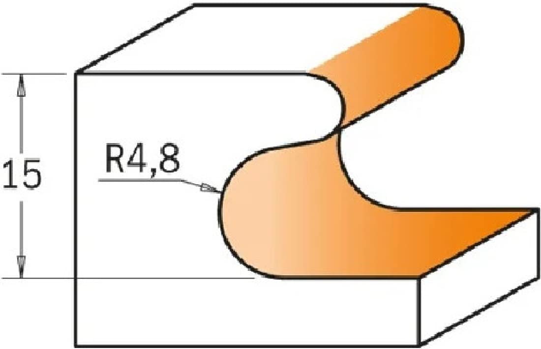 Fresa CMT Per Maniglie HW - Diametro 29 Mm - Per Legno E Fai Da Te
