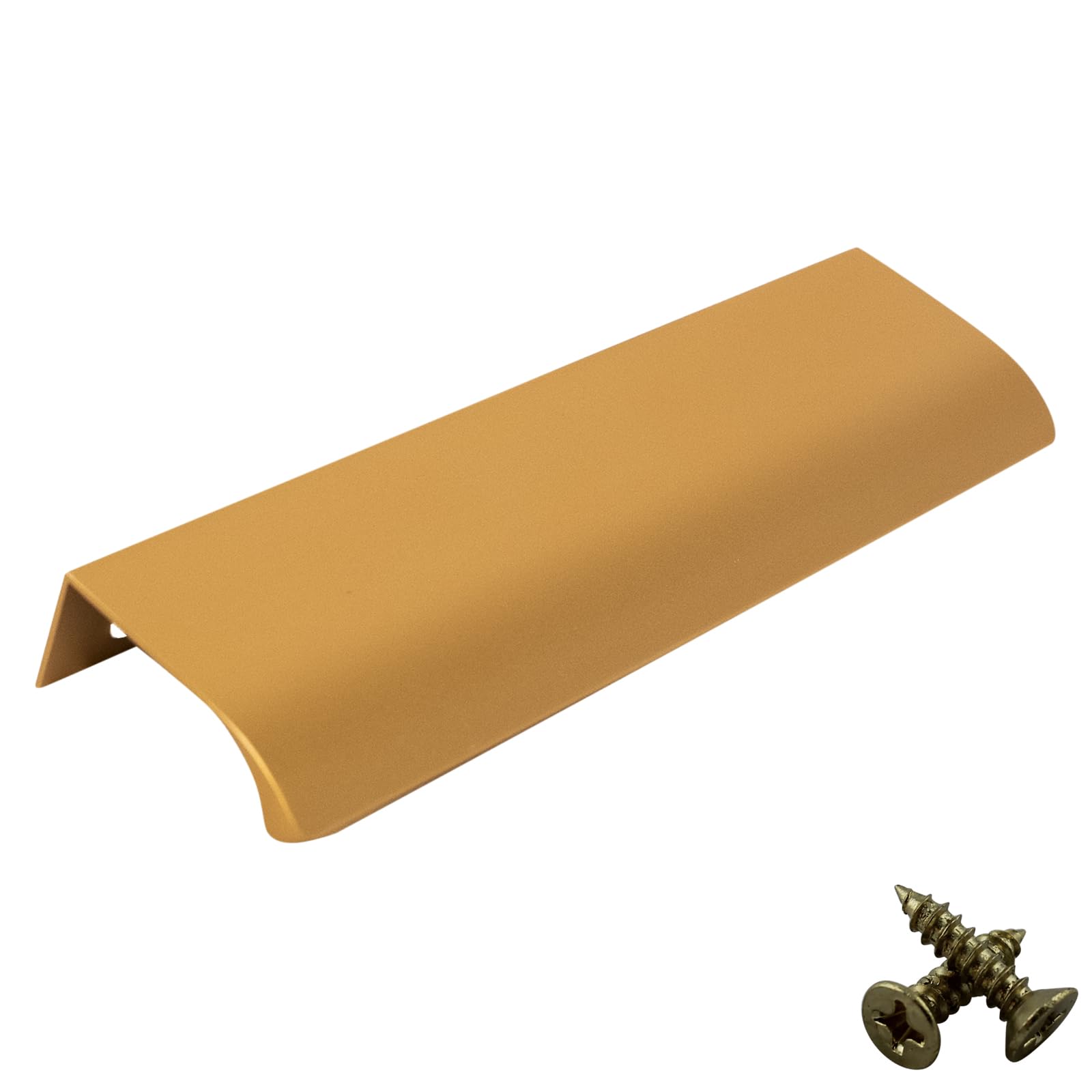 M4tec Copper Bar Kitchen Cabinet Door Handles Cupboards Drawers Bedroom Furniture Concealed Finger Edge Pull Handle For Wardrobe & Bedroom Cabinet Hardware Vd3 Series: 448 Mm