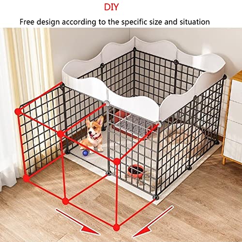 Lapins et petits animaux parc de jeu intérieur pliable en métal robuste