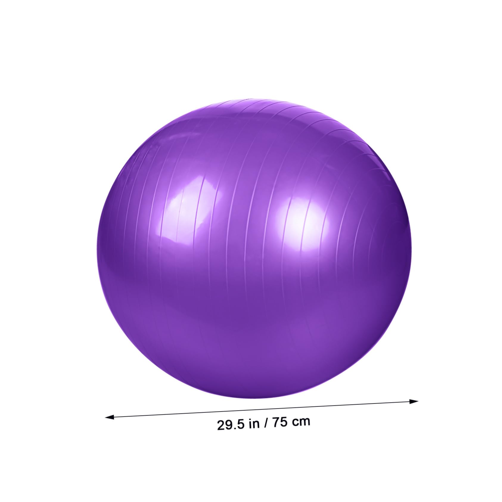 VICASKY Yoga Ball Stability Ball for Core Strength Multi Functional Exercise Equipment Thickened Material Includes Inflator for Yoga and Fitness Routines