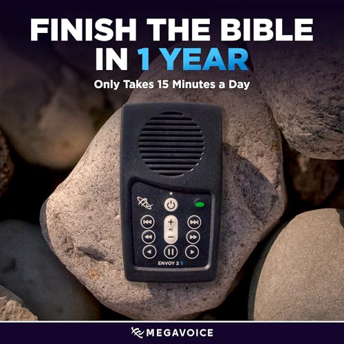 Image of New International Version Biblica Anglicized (NIV) Narrated by David Suchet MegaVoice Handheld Solar Powered Audio Bible Player (NIV-Solar)