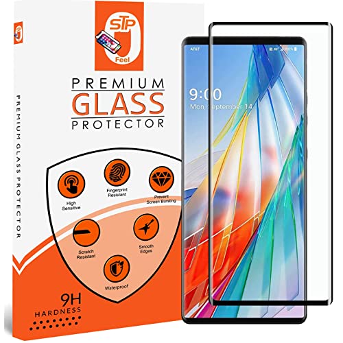 Image of STP FEEL Advanced Full Glue Tempered Glass Protector for LG Wing 5G | Edge to Edge Screen Protector Guard Protector, Pack Of 1