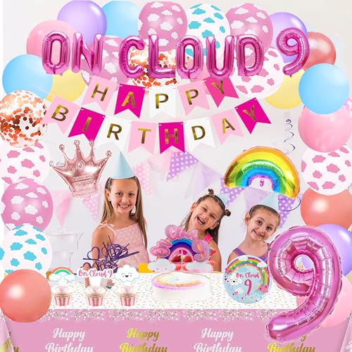 On Cloud 9 Birthday Party Decorations for 9-Year-Old Girl