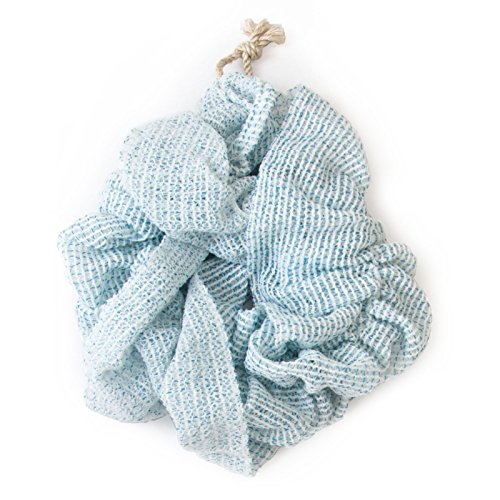 オカ(OKA) プリスベイス エピ 泡立ちボディータオル ダークブルー 約28×90cm(伸長時) PLYS base epi(体洗い 泡立)