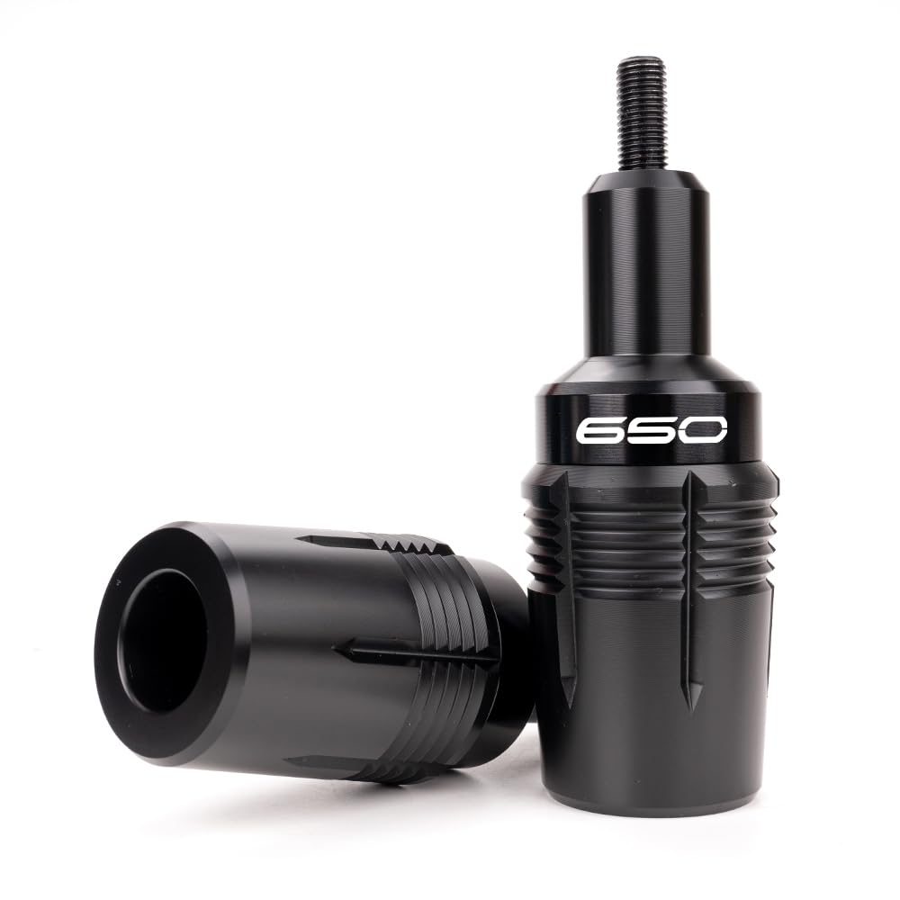 Pasuje do Kawasaki Z650 RS Ninja650 Ninja 650 KRT Ninja 650L EX650 2017-2025 osłony ramy motocyklowe Ochraniacz silnika Z 650 ochrona przed upadkiem (czarny)