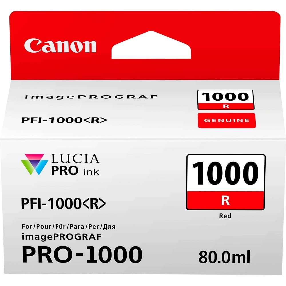 CanonPFI-1000R Ink Cartridge, Red