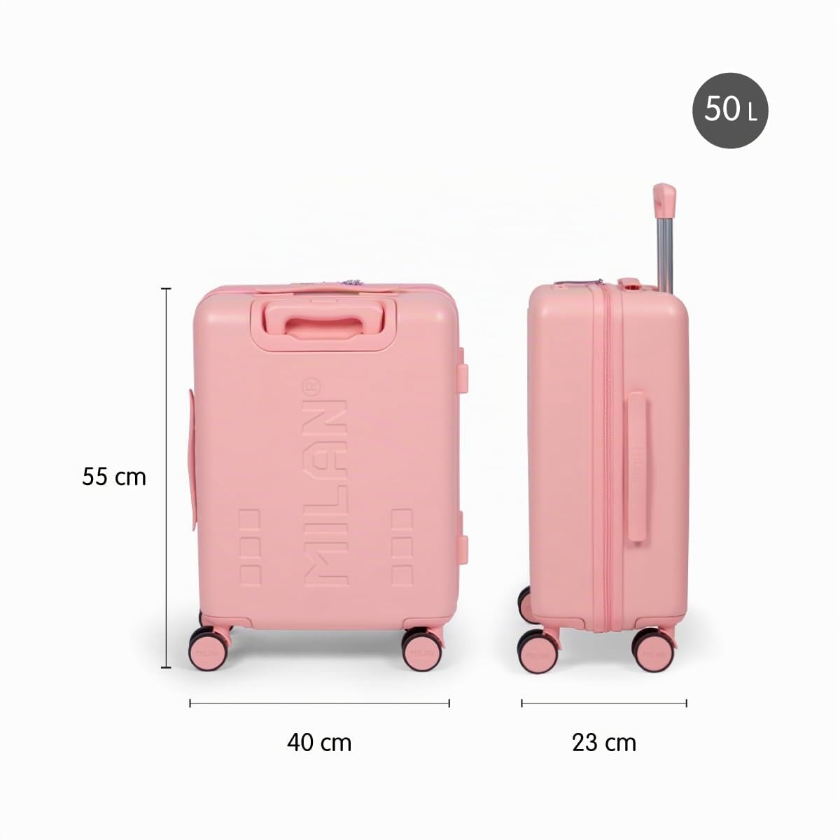 Milan® Maleta Cabina rígida 55 cm, Milan 430 Since 1918