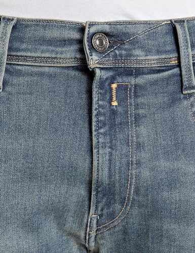 Replay Herren Jeans Anbass Slim-Fit Hyperflex mit Stretch, Blau (Medium Blue 009-5), 30W / 32L – Ansicht 5