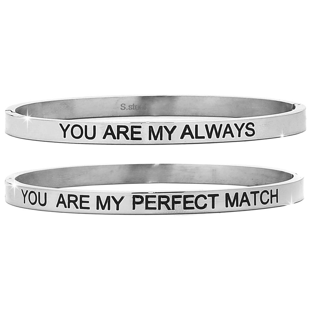 Bracciale da donna uomo personalizzato con frase incisione nome