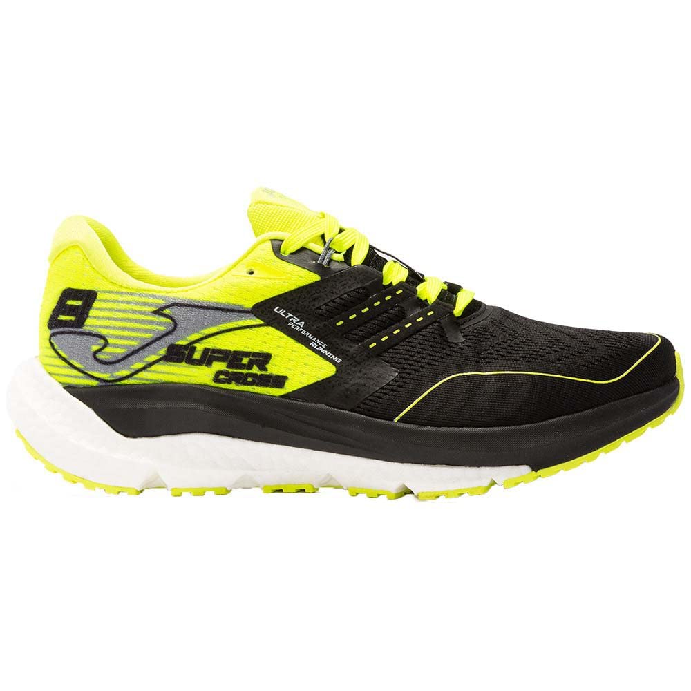 Joma Men's Super Cross Series Sneaker, Black Yellow, 6.5 UK