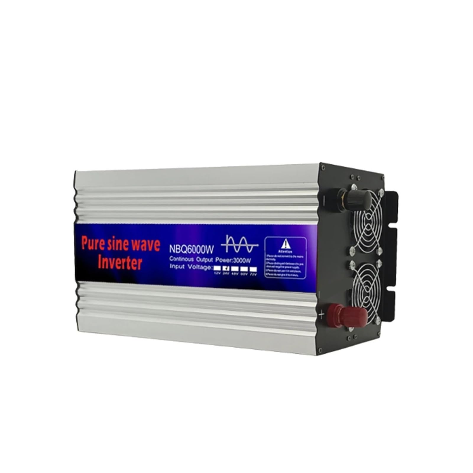 ByNGSDCC Pure Sine Wave Inverter 12V 220V 5000W 6000W 110V 60HZ Frequency Power Voltage Converter Portable Solar Car Inverters(5000w,48V-220V(60HZ))
