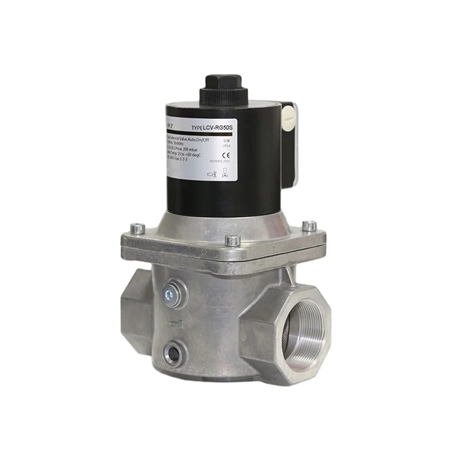 QRJAZHNTP Adjustable Flow Fast Opening and Fast Closing Gas Solenoid Valve for Industrial Burner