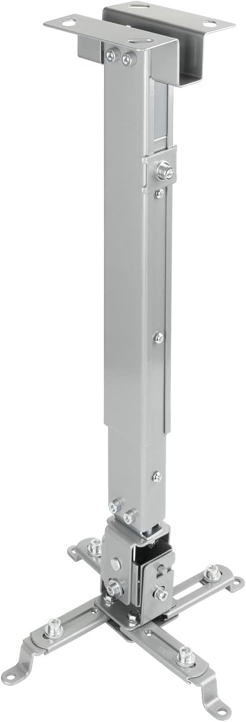 PRENDELUZ TOOQ Silver Adjustable Projector Mount: Provides Ideal Angle Projection for the Modern Design Environment, Whether at Home or in the Office.