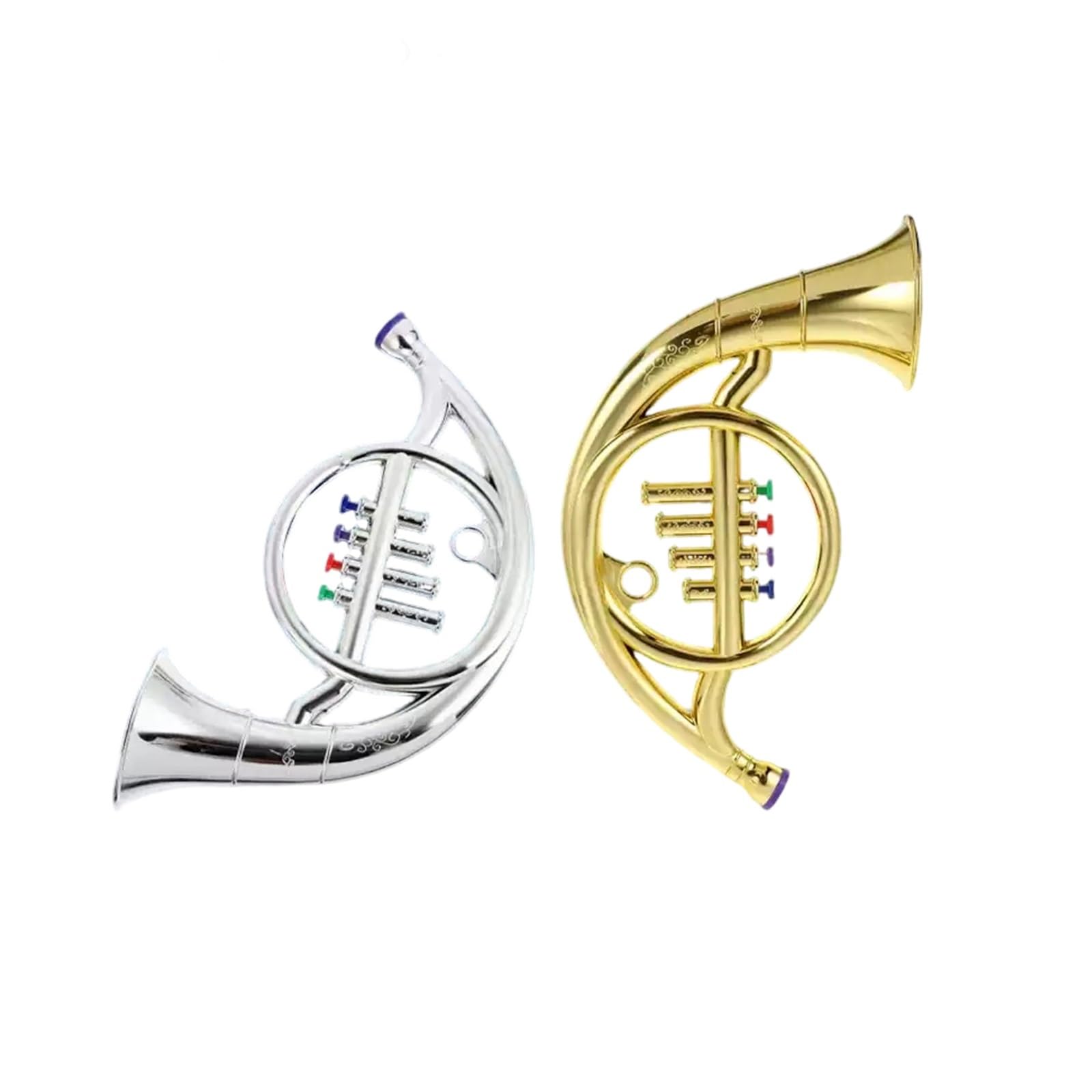 Strumento In Ottone Corno Francese A Quattro Note Oro O Argento(Gold)
