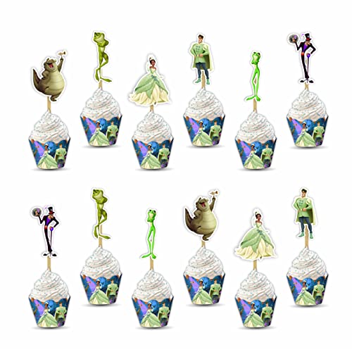 Seyal USWRAPPER057 ® The Princss And The Frog Cupcake Wrapper thumb #4