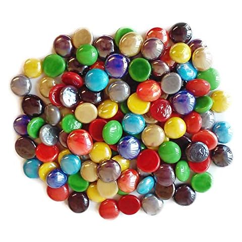 Miracolors - 2 LB - Mixed Opal Colors - Vase Fillers - Glass Gems Cover