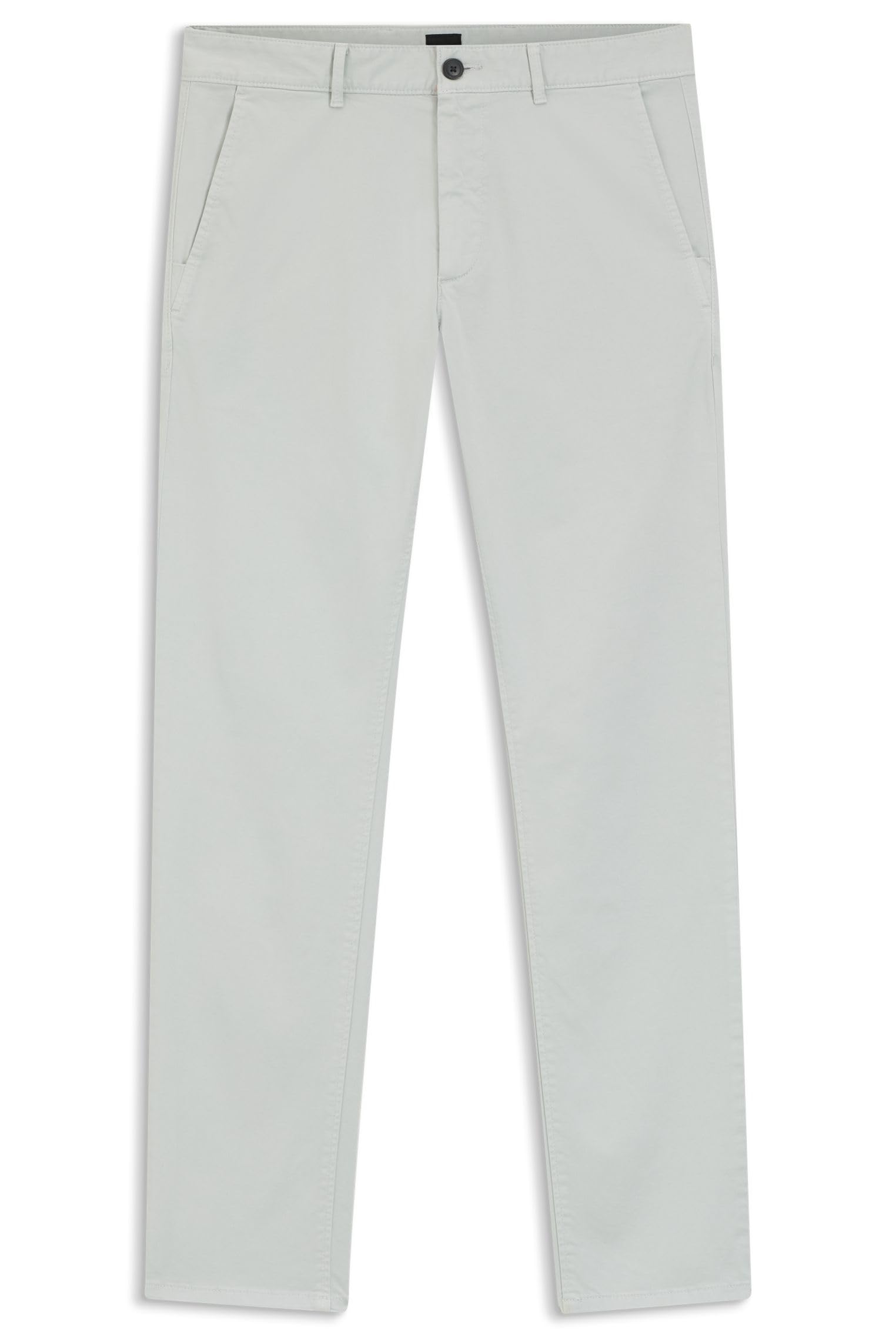 Boss Slim-fit Hose Aus Überfärbtem Elastischem Satin
