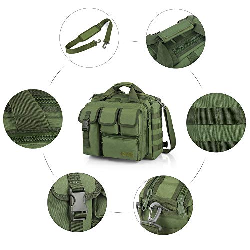 Sealantic Tactical Gun Range Bag,Pistol Shooting Duffle Bag,Padded Shooting Range Bag,Pistol Cases,for Firearm Accessories Storage Handguns and Ammo