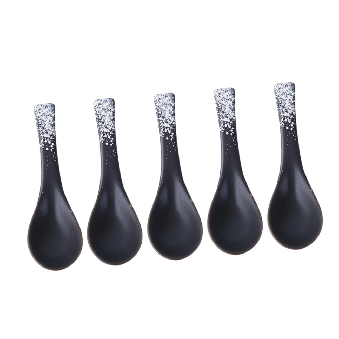 Cucchiai Da Zuppa in Ceramica 5 Pezzi Cucchiai Per L'alimentazione Domestica Per Mangiare Riso
