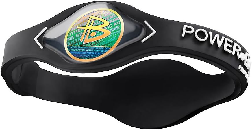 Power Balance Silicone Wristband - S, Black/White