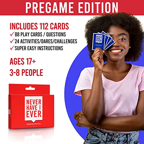 Never Have I Ever Pregame Edition Card Game Set | Fun Game Night Party Games for Adults, College Students | for 3+ Players | Ages 17 + by Never Have I Ever - Used condition - Image 5