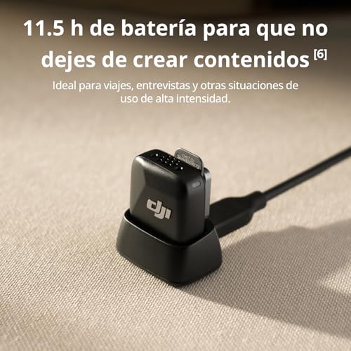 dji Mic Mini (2 TX + 1 RX móvil), micrófono lavalier inalámbrico para iPhone 17/16/15 y Android/PC/tabletas, conectar y Listo, transmisión de 300 m, cancelación Activa de Ruido, Vlogs - imagen 5