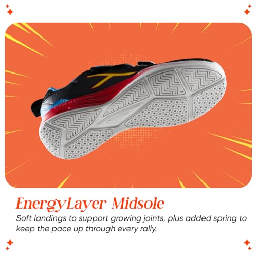 Image of Hundred Court Champions Unisex Non-Marking Court Shoes | Badminton, Pickleball, Table Tennis & Other Indoor Sports | Lightweight, Cushioned Grip