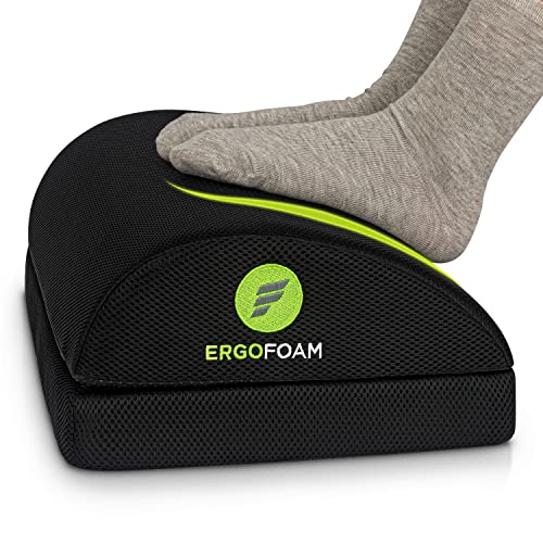 ErgoFoam Adjustable Foot Rest for Added Height - Mesh Orthopedic ...