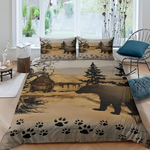 Housse de couette microfibre hypoallergénique lit single 3D - 4