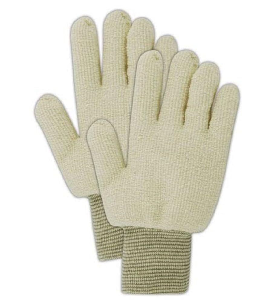 MAGID PT930R Terry Master Loops-Out Heavyweight Terrycloth Gloves, Jumbo (Fits X-Large), Natural , XL (Pack of 12)