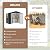 Benass 8 x 6 FT Outdoor Storage Shed, Metal Garden Shed with Clear Window