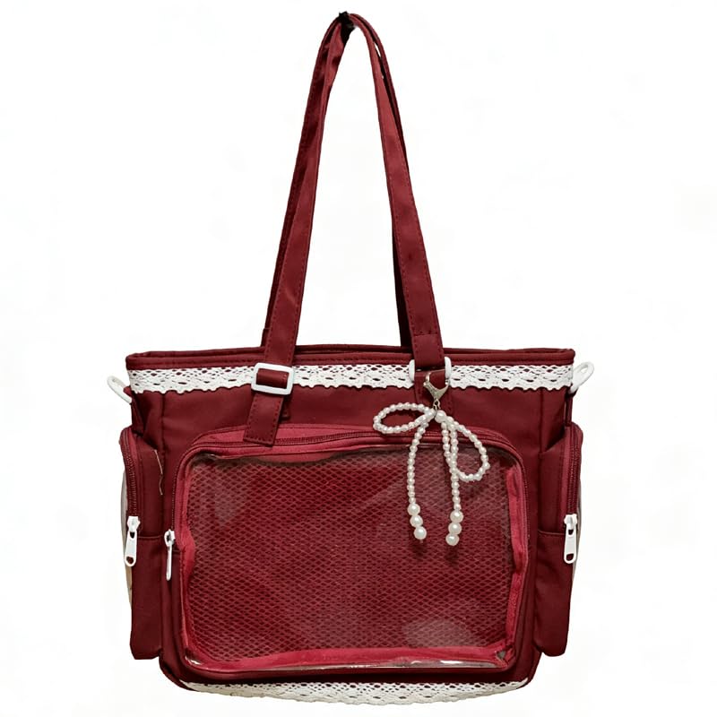 Bolso Tote Crossbody Ita con exhibidor transparente