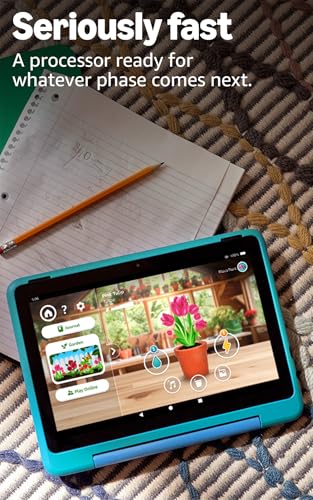 Amazon Fire HD 8 Kids Pro tablet, ages 6-12. Bright 8" HD screen, includes ad-free content, parental controls, 13-hr battery, slim case for older kids, 64GB, Hello Teal, (2024 release) - image 7