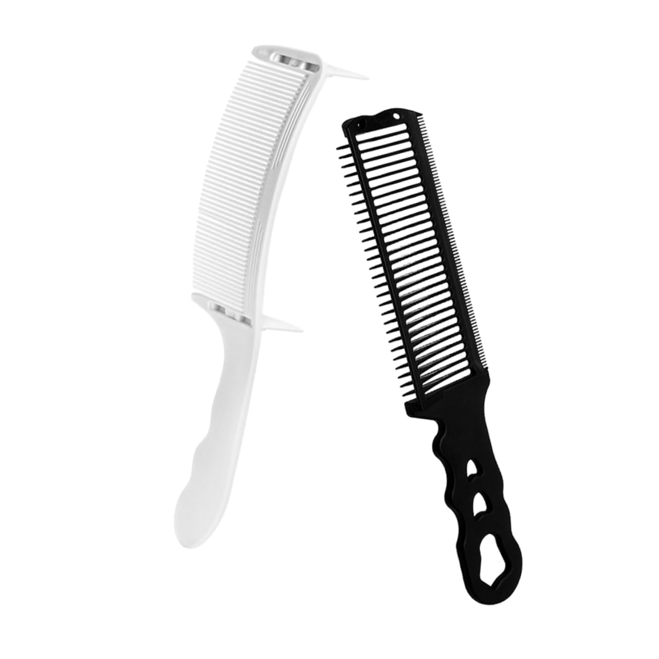 NULYLU Men's Barber Tool Set 2 Pcs Clipper Combs Fading Combs for Haircut Hairdressing