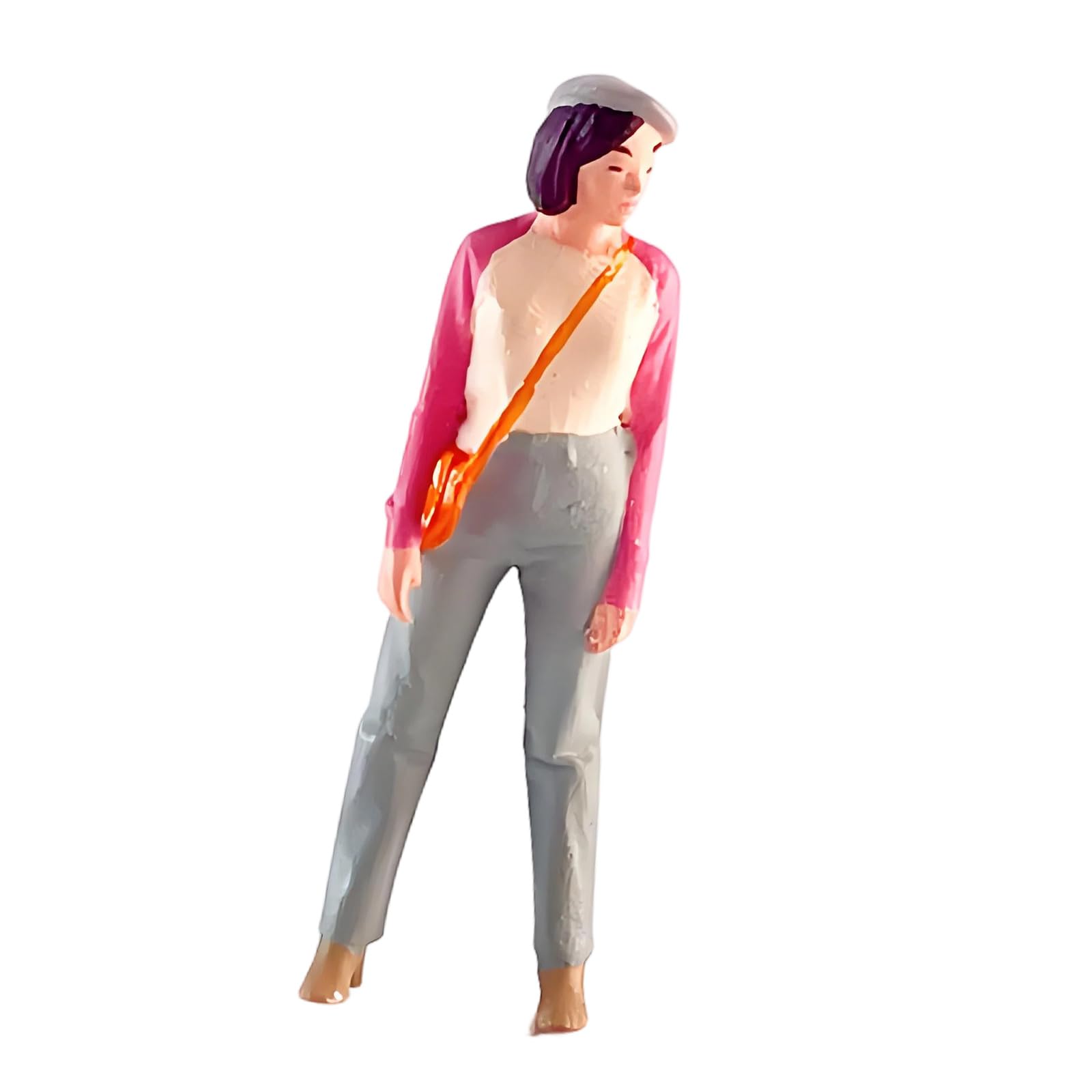 Hangsu Realistic Women Figures Model for Architectural Displays Dioramas Props 1: 64 Scale Hand Painted Miniature People Figures Women Model