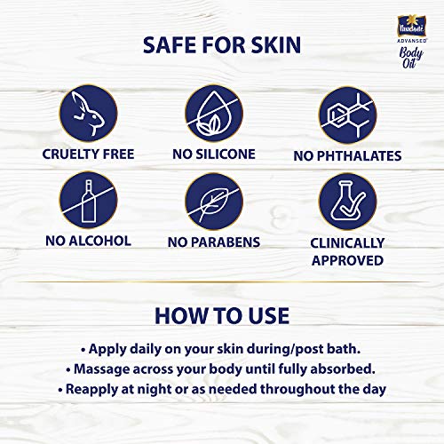 Image of Parachute Advansed Olive & Almond Body Oil For Nourished Glowing Skin, 400 ml