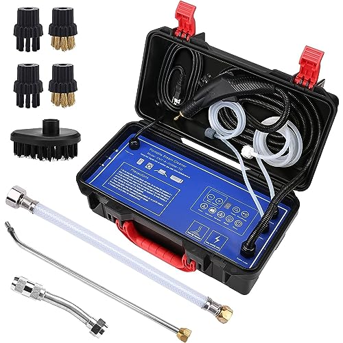 KLYDBMYT Nettoyeur Vapeur portatif, Nettoyeur Haute Pression Vapeur Portable pour Voiture, Nettoyage à Haute température des Joints de carrelage, Douche et Toutes Surfaces à Domicile
