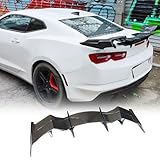 MCARCAR KIT Carbon Fiber Trunk Spoiler fits for Chevrolet Camaro SS RS LT ZL1 Coupe 2016-2019 Rear Boot Wing Spoiler Lip Factory Outlet