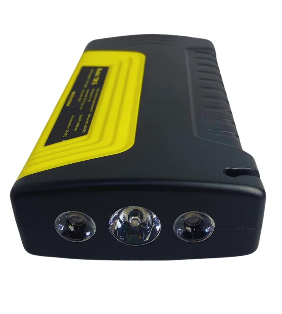 Avviatore Batteria Auto 600A Portatile Jump Starter Avviatore di Emergenza 16800 mAh Motori Fino a 5L Benzina 3L Diesel 12V Booster Avviamento Auto con Torcia LED Doppia USB con Accessori