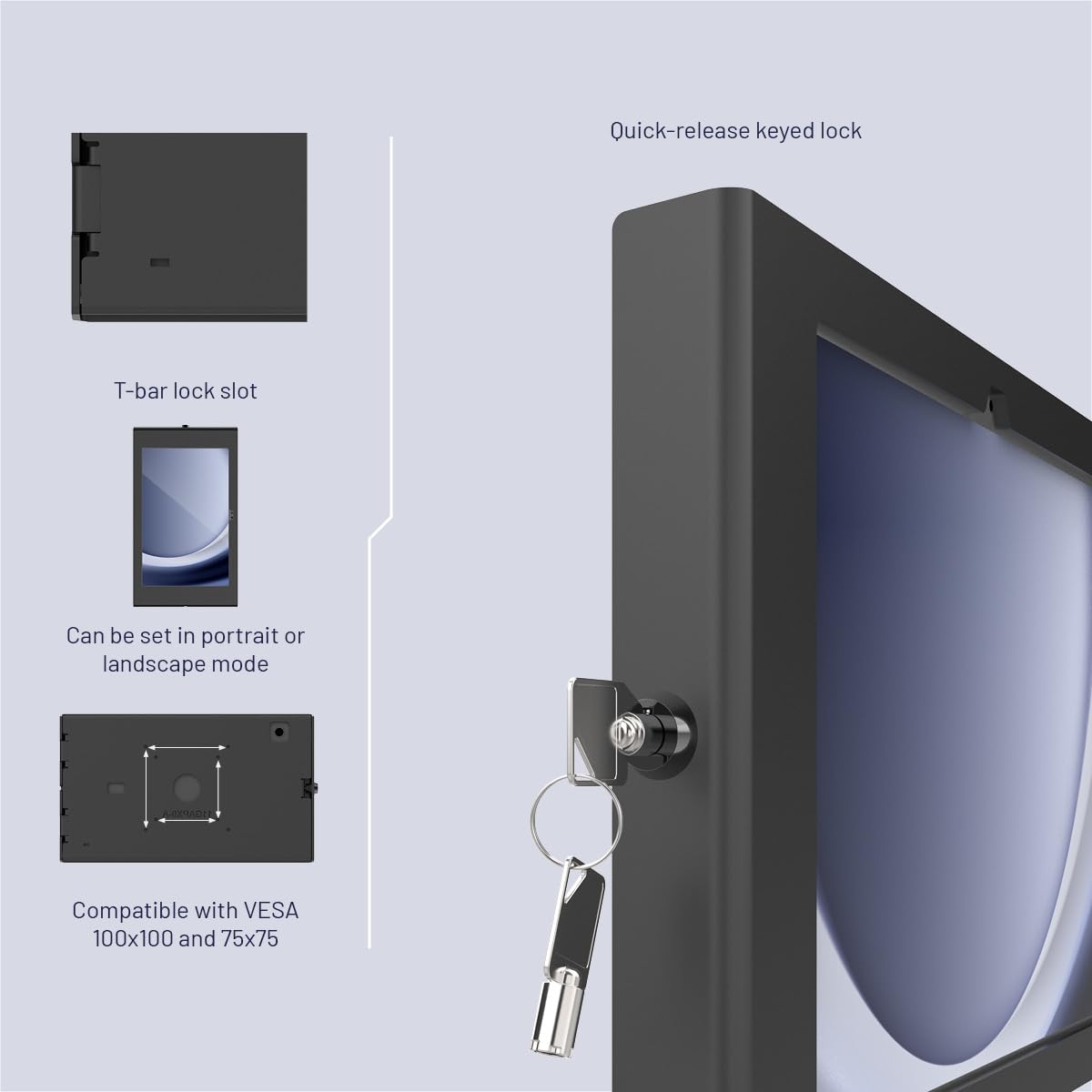 Amazon.com: Compulocks Galaxy Tab A9+/A11+ Apex Enclosure Wall
