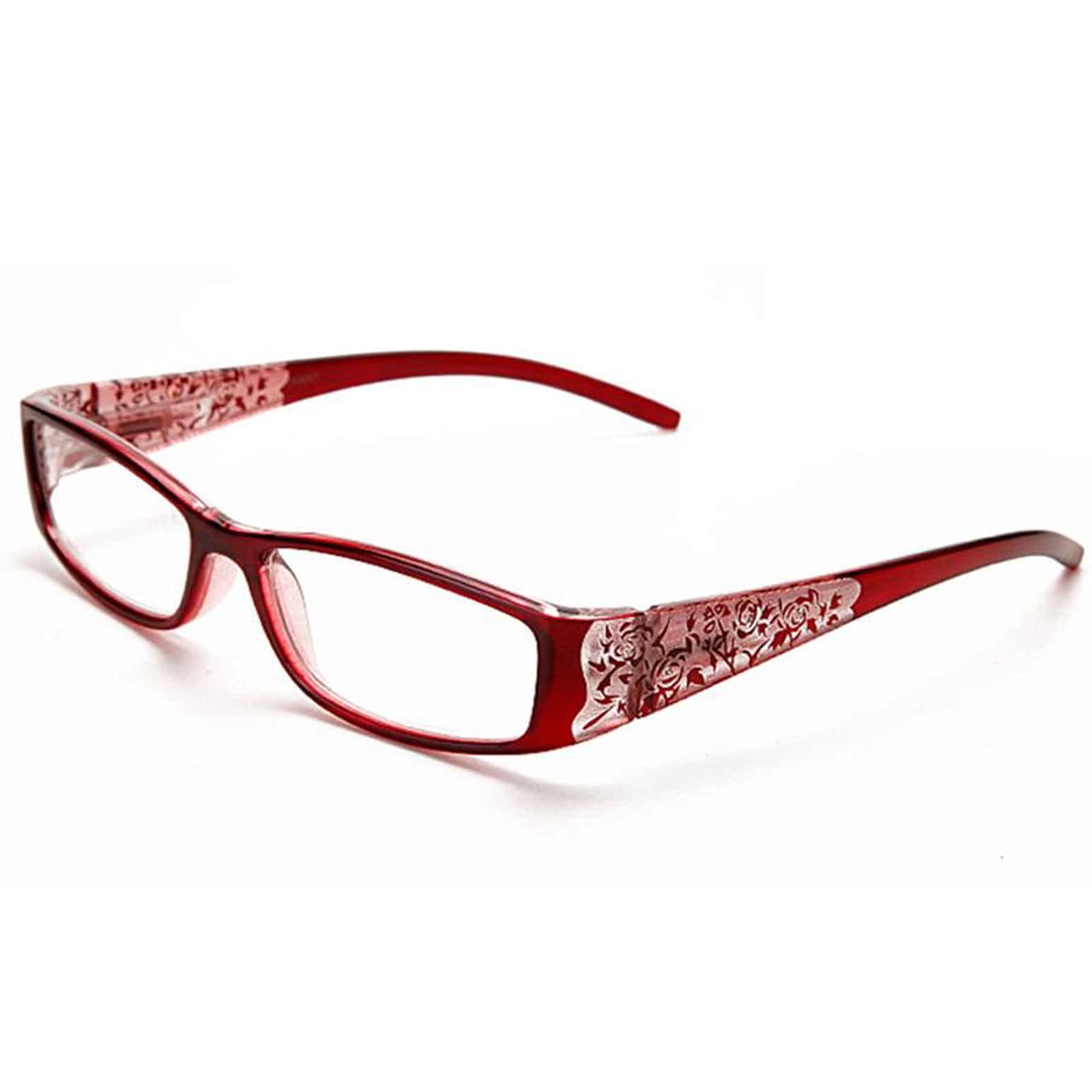 Modne Damskie Okulary Do Czytania, Czerwone Okulary Do Czytania Z Zawiasami Sprężynowymi, Dioptrie +1,0, +1,5, +2,0, +2,5, +3,0, +3,5/2.5
