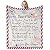 Gifts for Mom Mom Blanket Mom Birthday Gifts from Daughter Son Super Soft Flannel Blankets for Christmas Anniversary Valentines Day 60×50