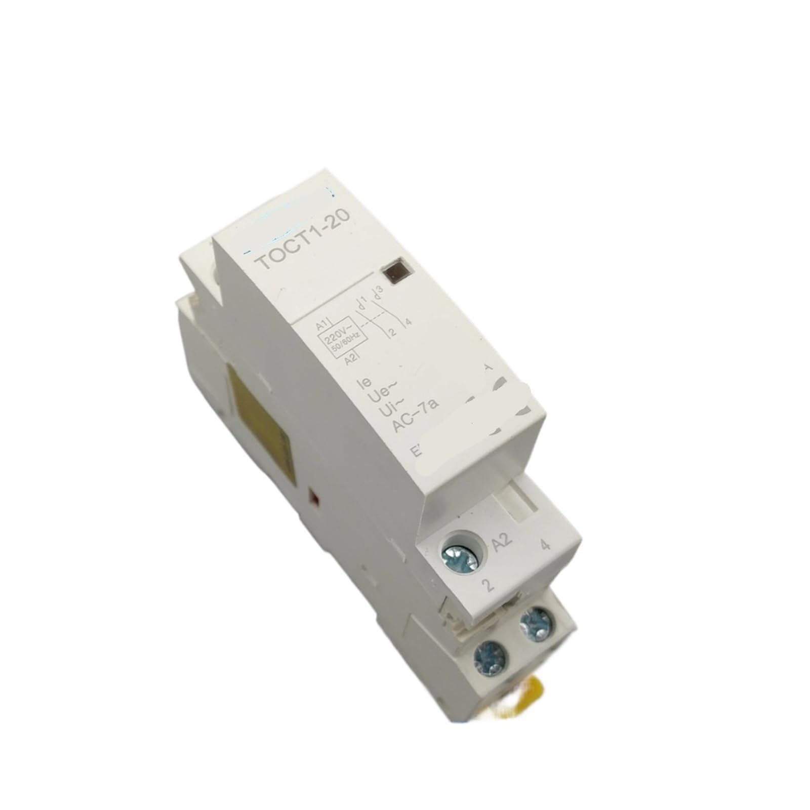 HUUOQIWY TOCT1 2P 20A 220V/230V 50/60HZ Rail Type Household AC Modular Contactor 2NO