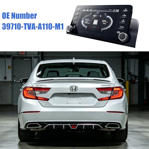 Image of 39710-TVA-A110-M1 8 inch Touch Screen LCD Display for Honda Accord 10TH 2018-2022 for Nav Redio Assembly