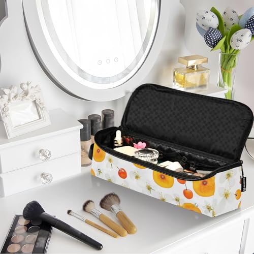 Bolsa organizadora para herramientas de cabello con tapete resistente al calor y cierre, para planchas, rizadores y secadores miniatura 7