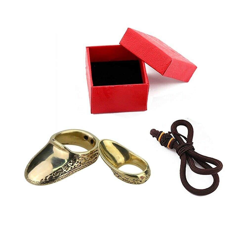 20mm Anneau de Pouce de tir à l'arc Archer de Doigt en Laiton Protection des Doigts Anneau de Pouce de tir de
