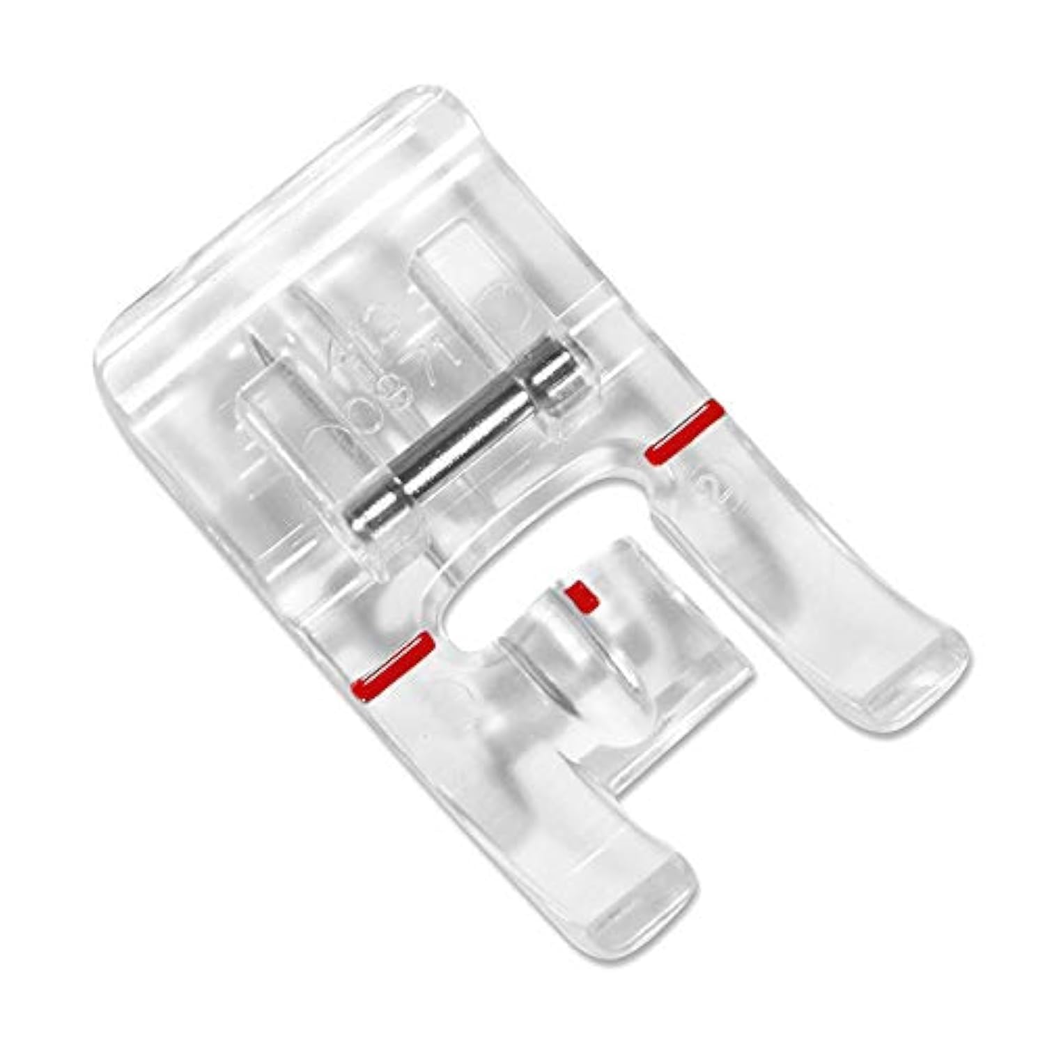 ZIGZAGSTORM 4130971-45 Clear Piping Presser Foot for Husqvarna Viking Group 1,2,3,4,5,6,7,8,D Sewing Machine - #4130971-45