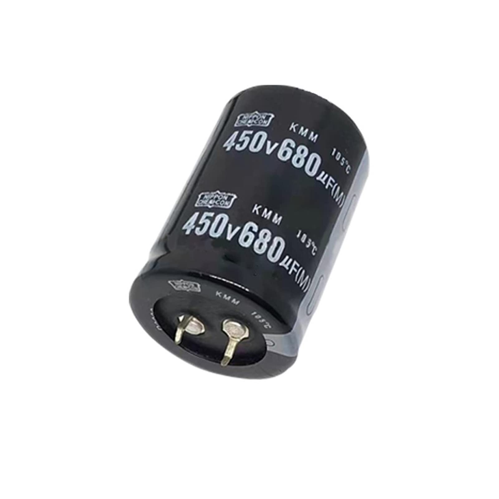 Condensatore Elettrolitico In Alluminio 680uF 450V 105°C – 35x50mm – Montaggio PCB - Foto 4