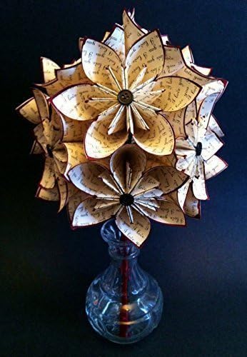 Miniatura 9 de A Dozen "I Love You's" - 12 paper flowers, custom gift, 1st anniversary, gifts for her,bouquet, origami, red rose, made to order