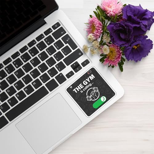 Image of The Gym is Calling Sticker 5 Inch Waterproof Vinyl Funny Fitness Workout Decal for Laptop Water Bottle Phone Notebook Gym Lover Motivation Gift